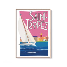 Load image into Gallery viewer, SAINT TROPEZ SAILING REGATTAS POSTER