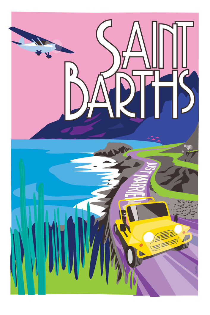 NIKKI BEACH - ST BARTHS ARTPRINTS