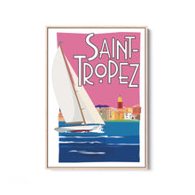 Load image into Gallery viewer, [EXCLUSIVE EDITION] SAINT TROPEZ SAILING REGATTAS POSTER
